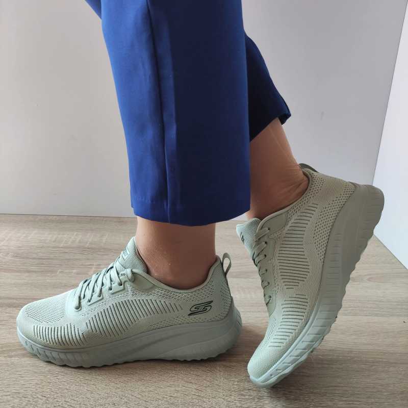PANTOFI SPORT DAMA SKECHERS 117209 SAGE - imagine 3