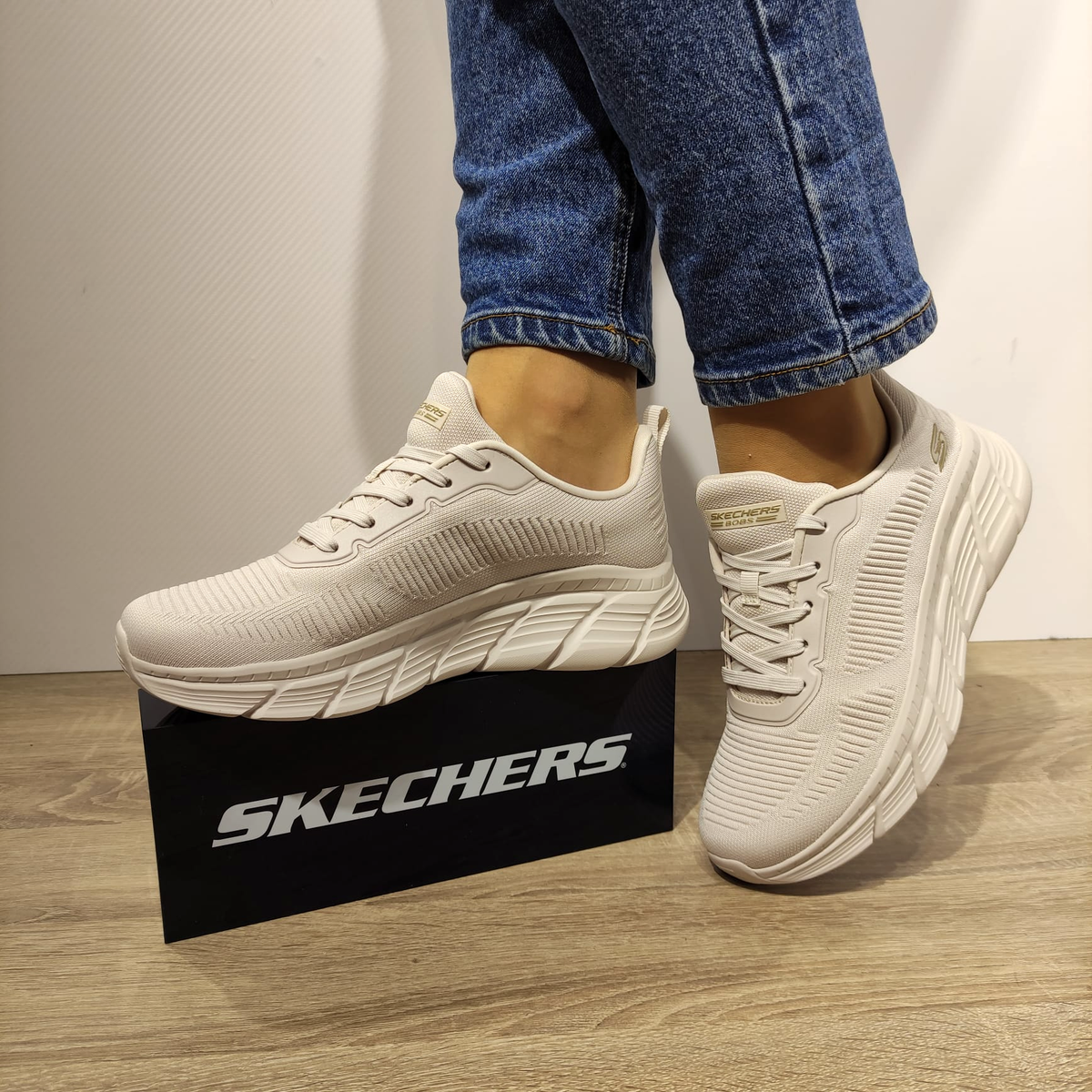 PANTOFI SPORT DAMA SKECHERS 117385 OFWT - imagine 2