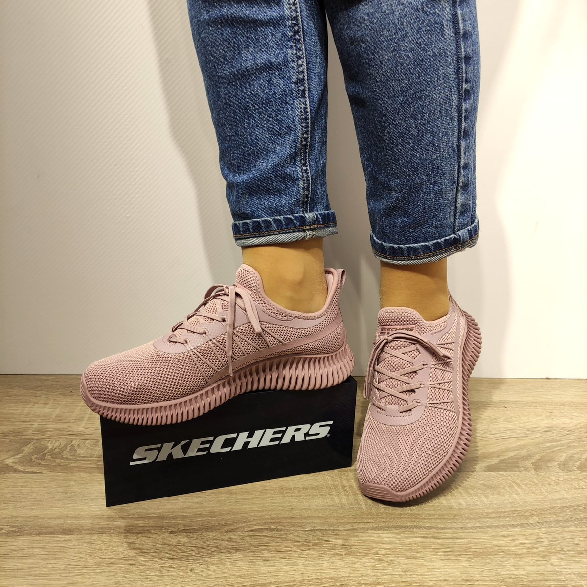 PANTOFI SPORT DAMA SKECHERS 117417 ROS - imagine 3