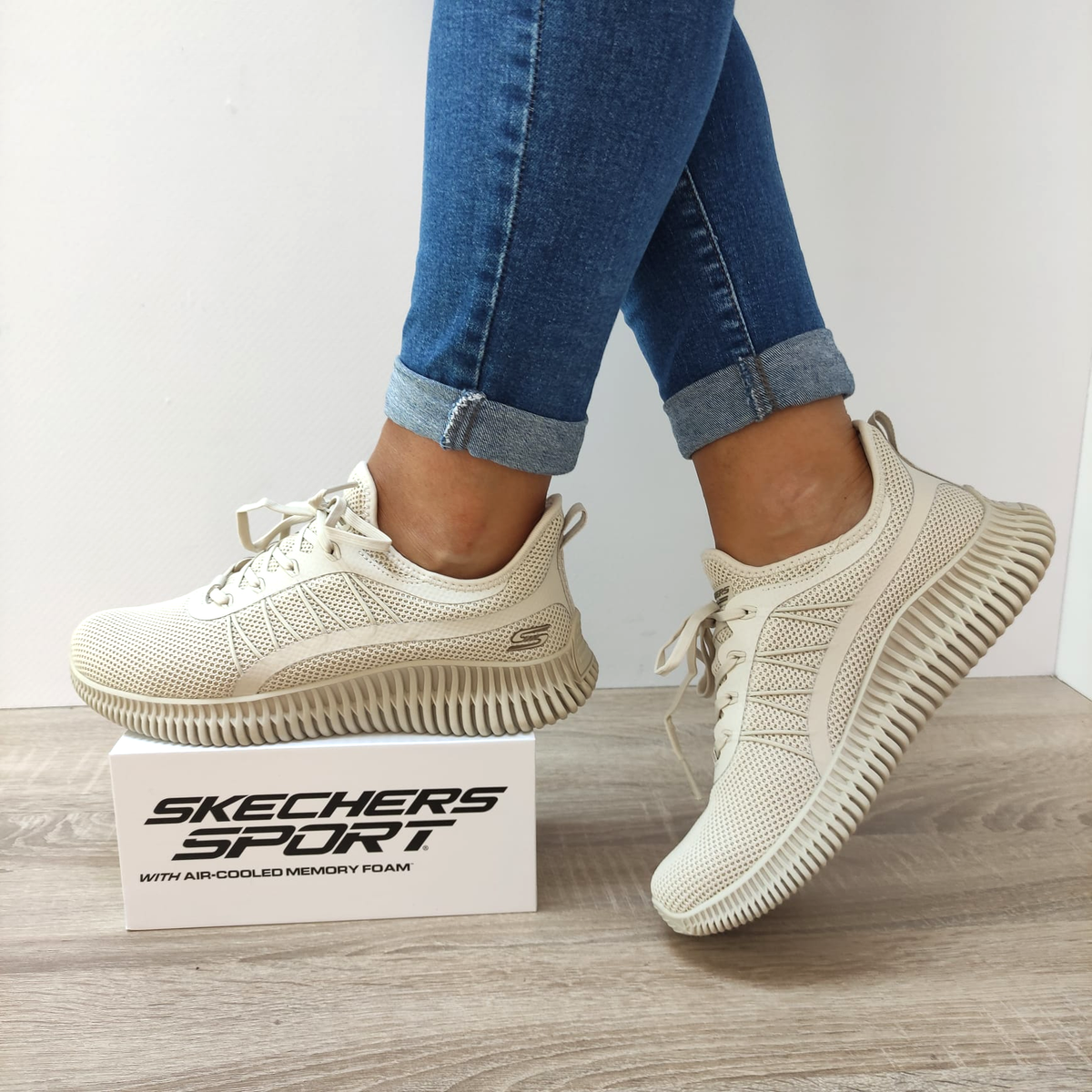 PANTOFI SPORT DAMA SKECHERS 117417 TPE - imagine 2