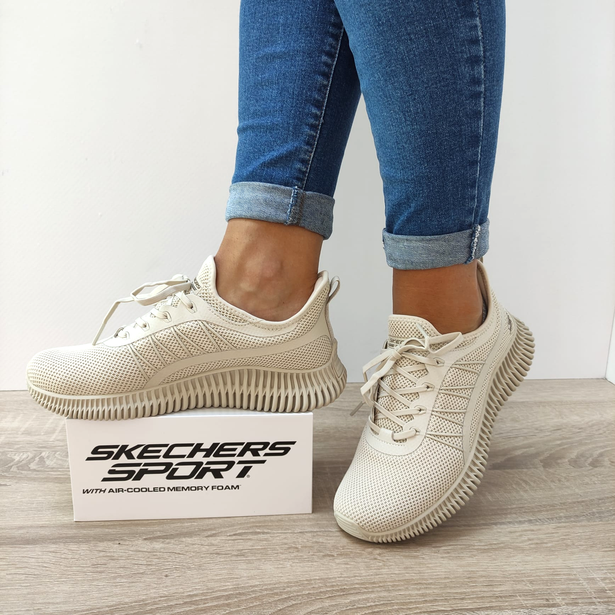 PANTOFI SPORT DAMA SKECHERS 117417 TPE - imagine 3