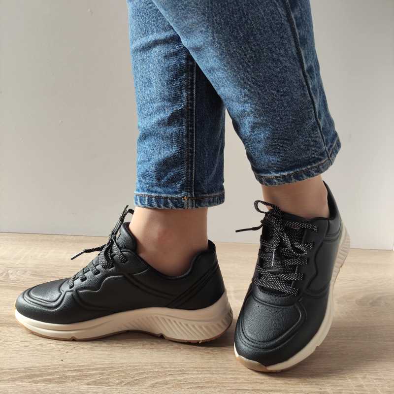 PANTOFI SPORT DAMA SKECHERS 117560 BLK - imagine 3