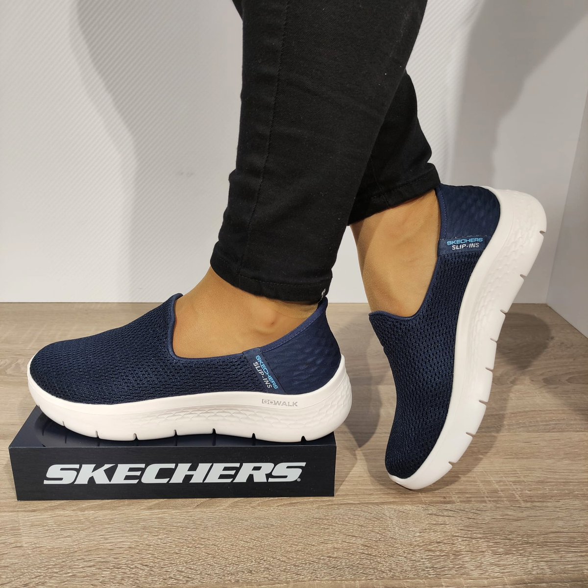 PANTOFI SPORT DAMA SKECHERS 124963 NVY - imagine 2