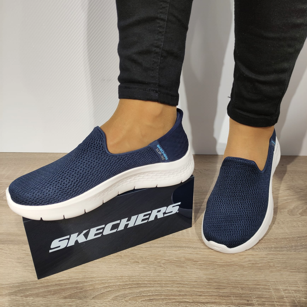 PANTOFI SPORT DAMA SKECHERS 124963 NVY - imagine 4