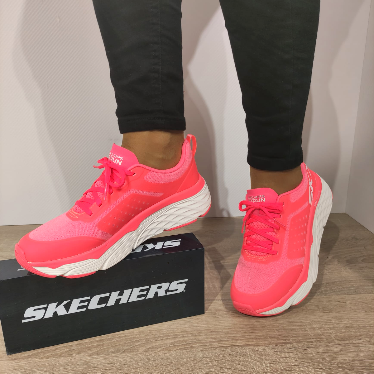 PANTOFI SPORT DAMA SKECHERS 128575 PKCL - imagine 4
