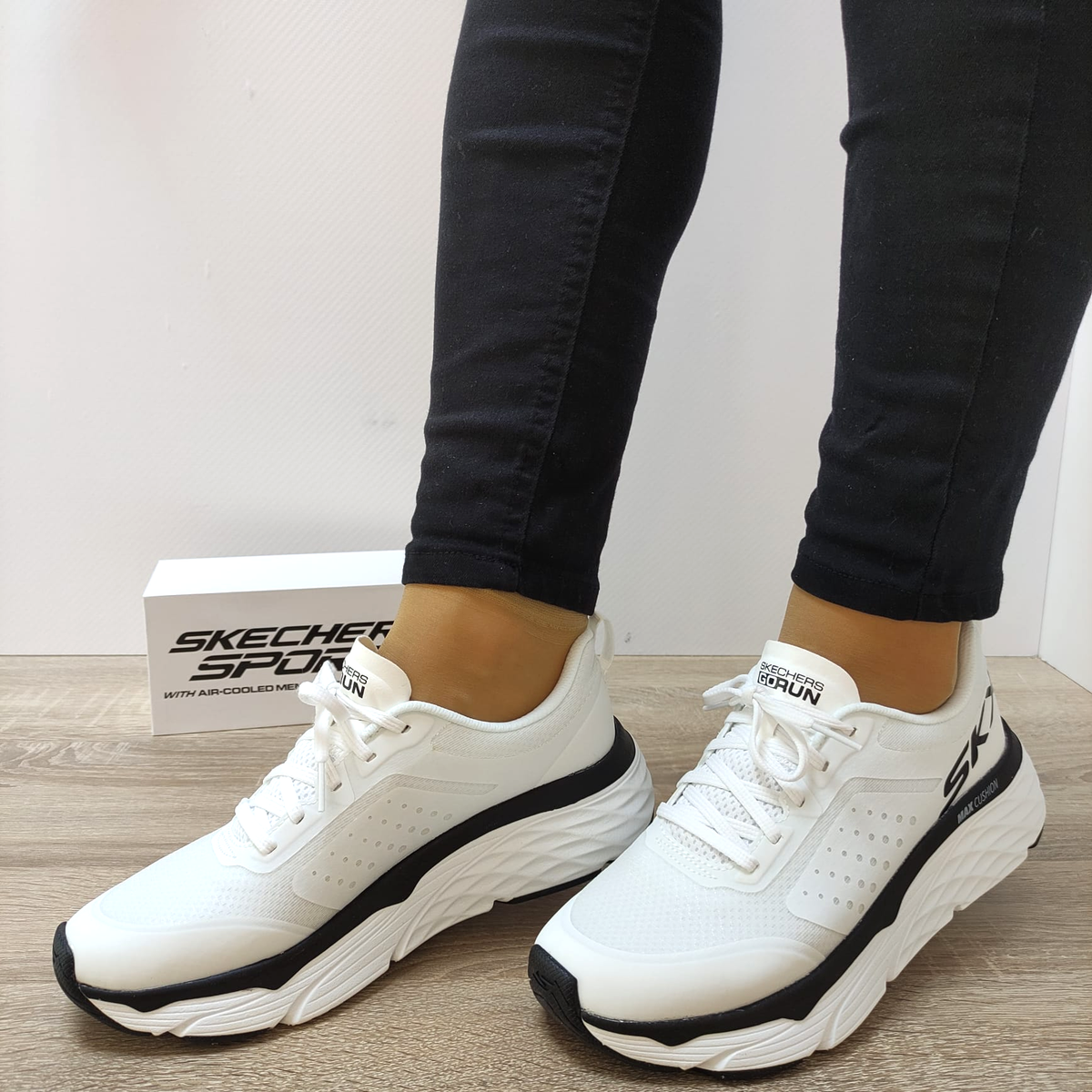 PANTOFI SPORT DAMA SKECHERS 128575 WBK - imagine 6