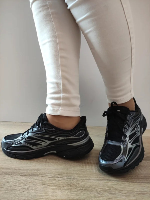 PANTOFI SPORT DAMA SKECHERS 150710 BLK - imagine 2