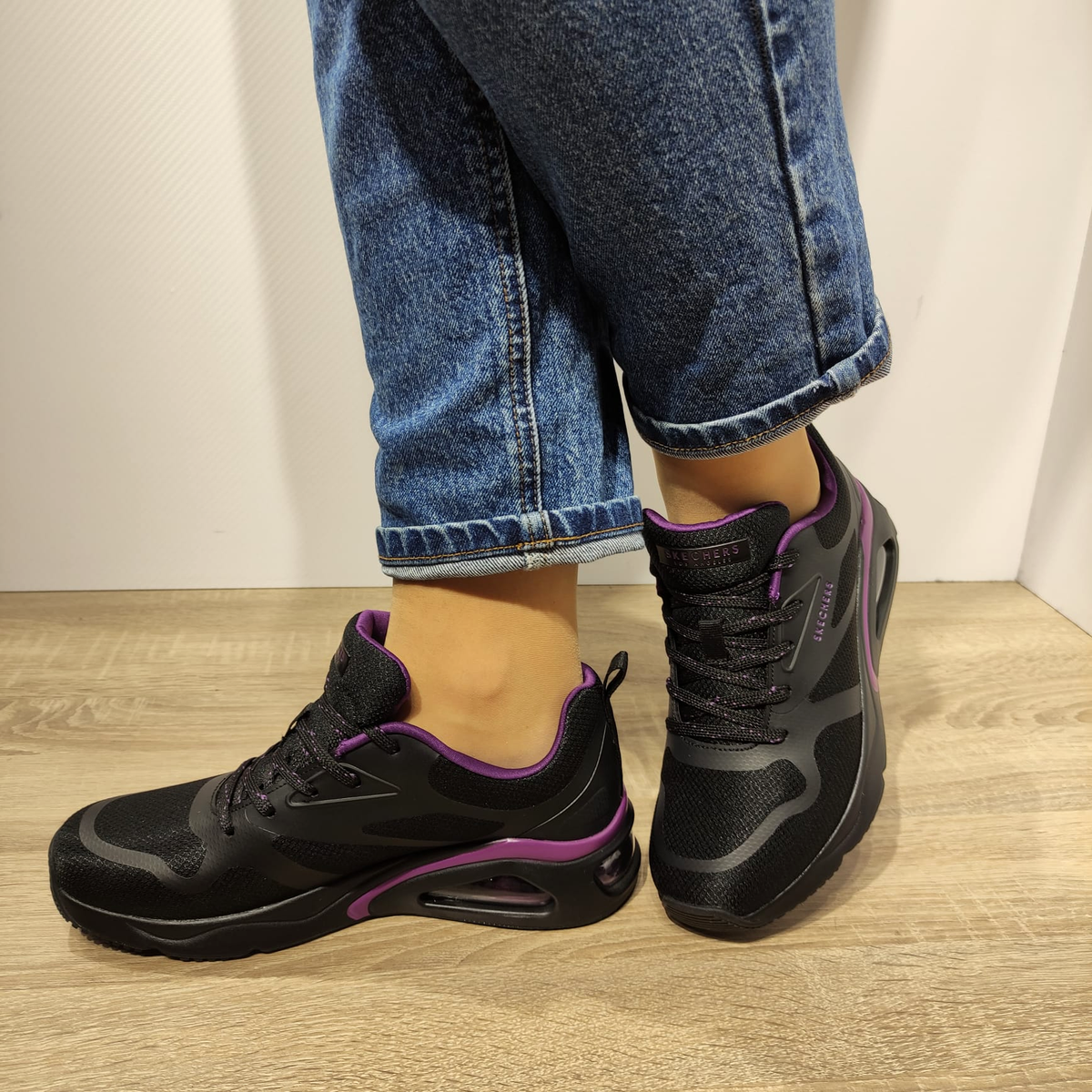 PANTOFI SPORT DAMA SKECHERS 177421 BBK - imagine 3