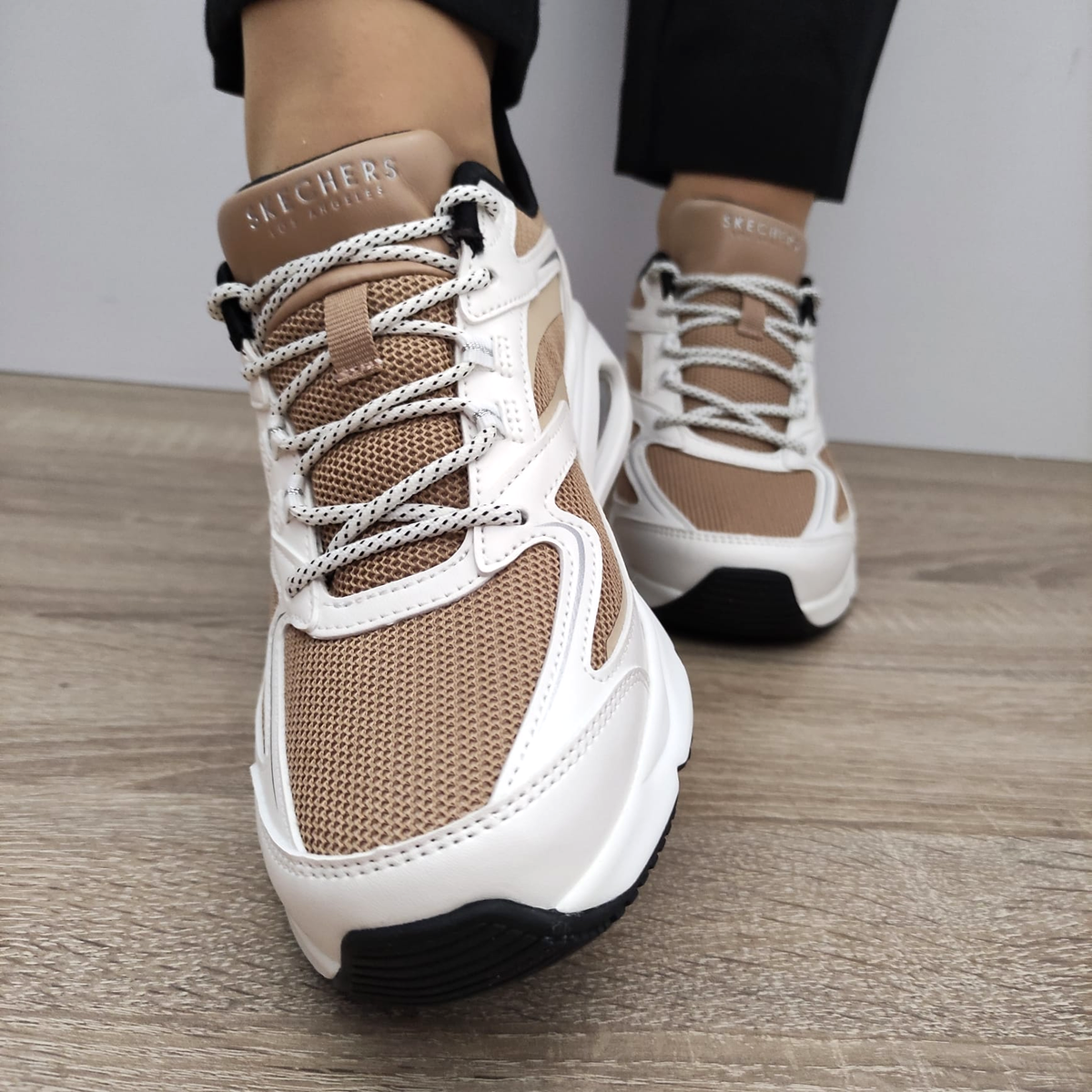 PANTOFI SPORT DAMA SKECHERS 177421 WTAN - imagine 4