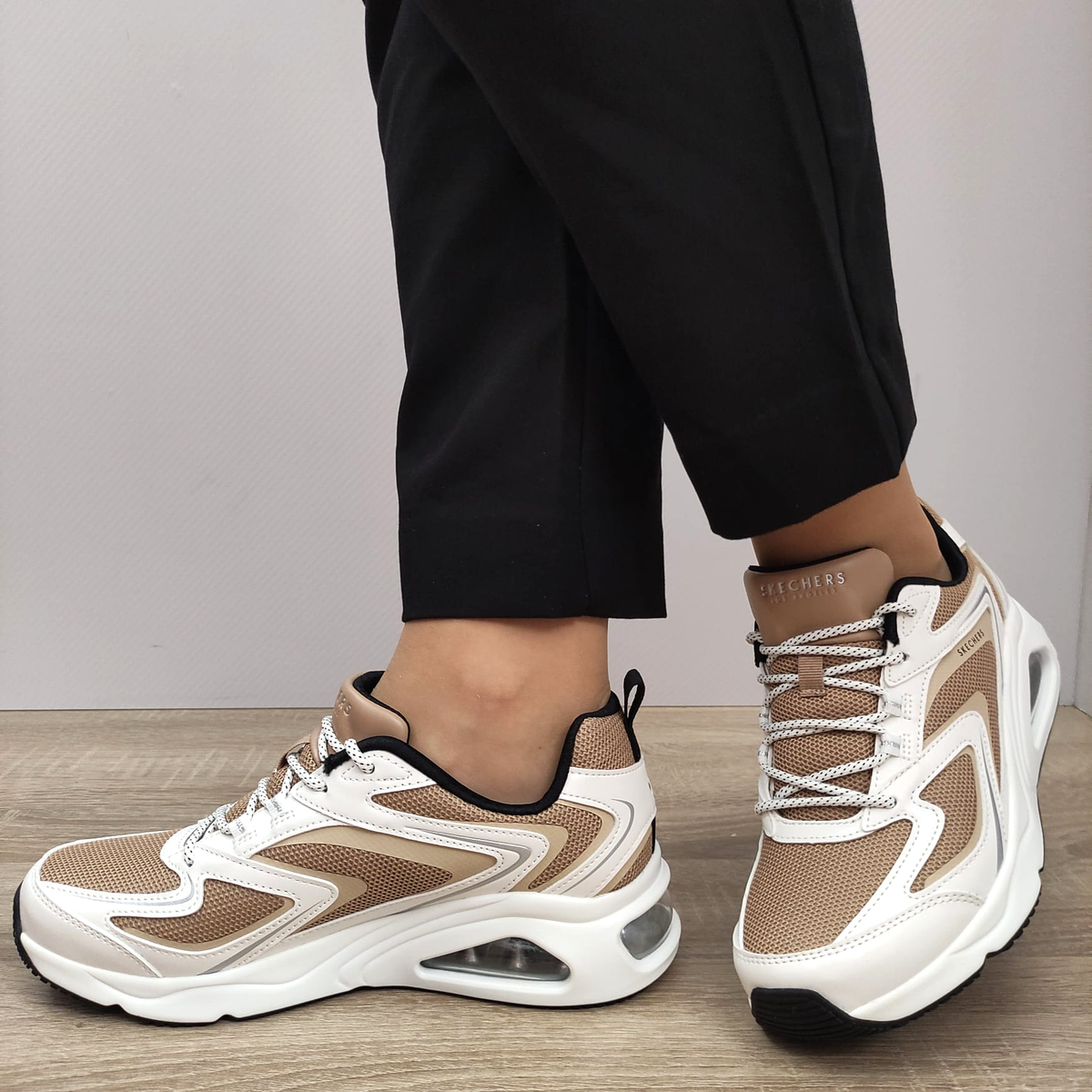 PANTOFI SPORT DAMA SKECHERS 177421 WTAN - imagine 6