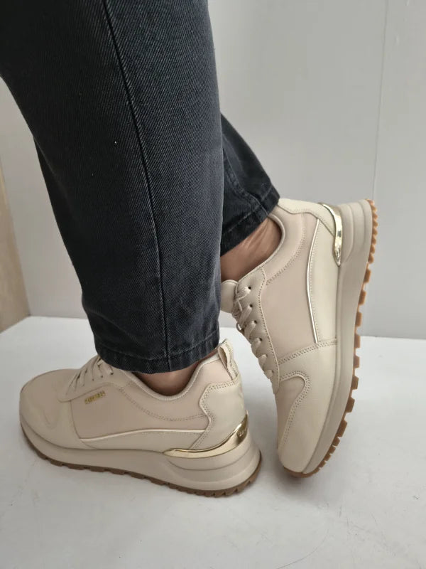 PANTOFI SPORT DAMA SKECHERS 177455 OFWT BEJ DESCHIS - imagine 2