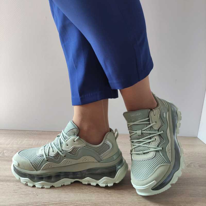 PANTOFI SPORT DAMA SKECHERS 177935 SAGE - imagine 4