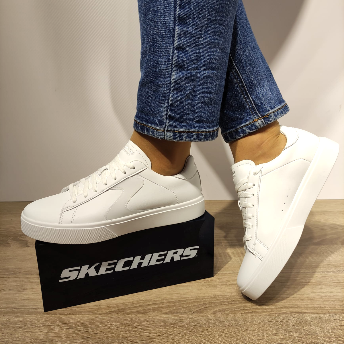 PANTOFI SPORT DAMA SKECHERS 185000 W - imagine 2
