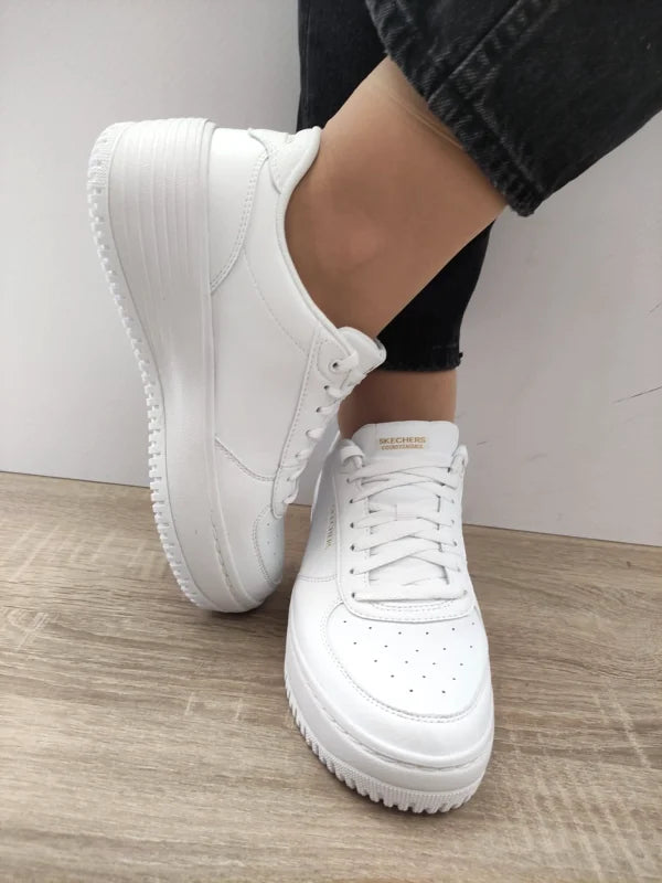 PANTOFI SPORT DAMA SKECHERS 185110 WHT - imagine 3