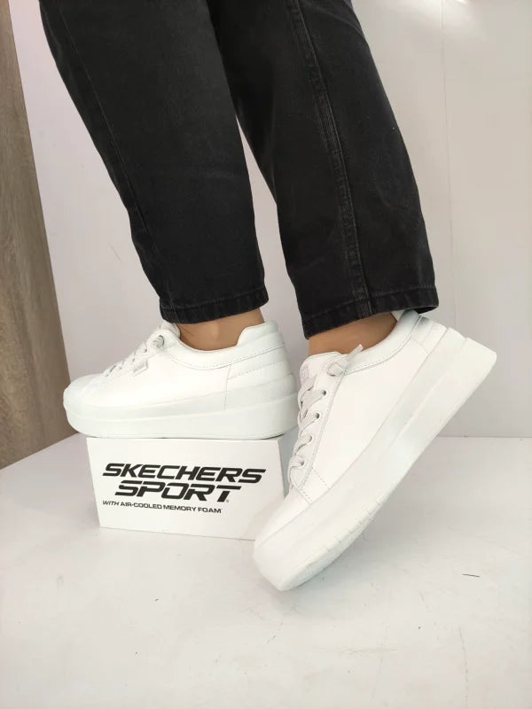 PANTOFI SPORT SKECHERS 114581 WHT - imagine 2
