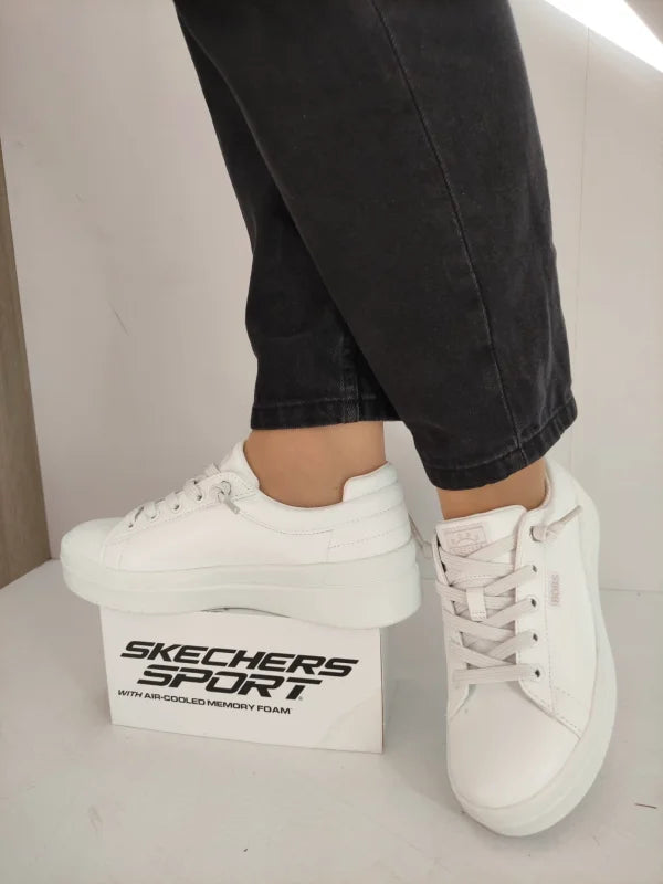 PANTOFI SPORT SKECHERS 114581 WHT - imagine 3