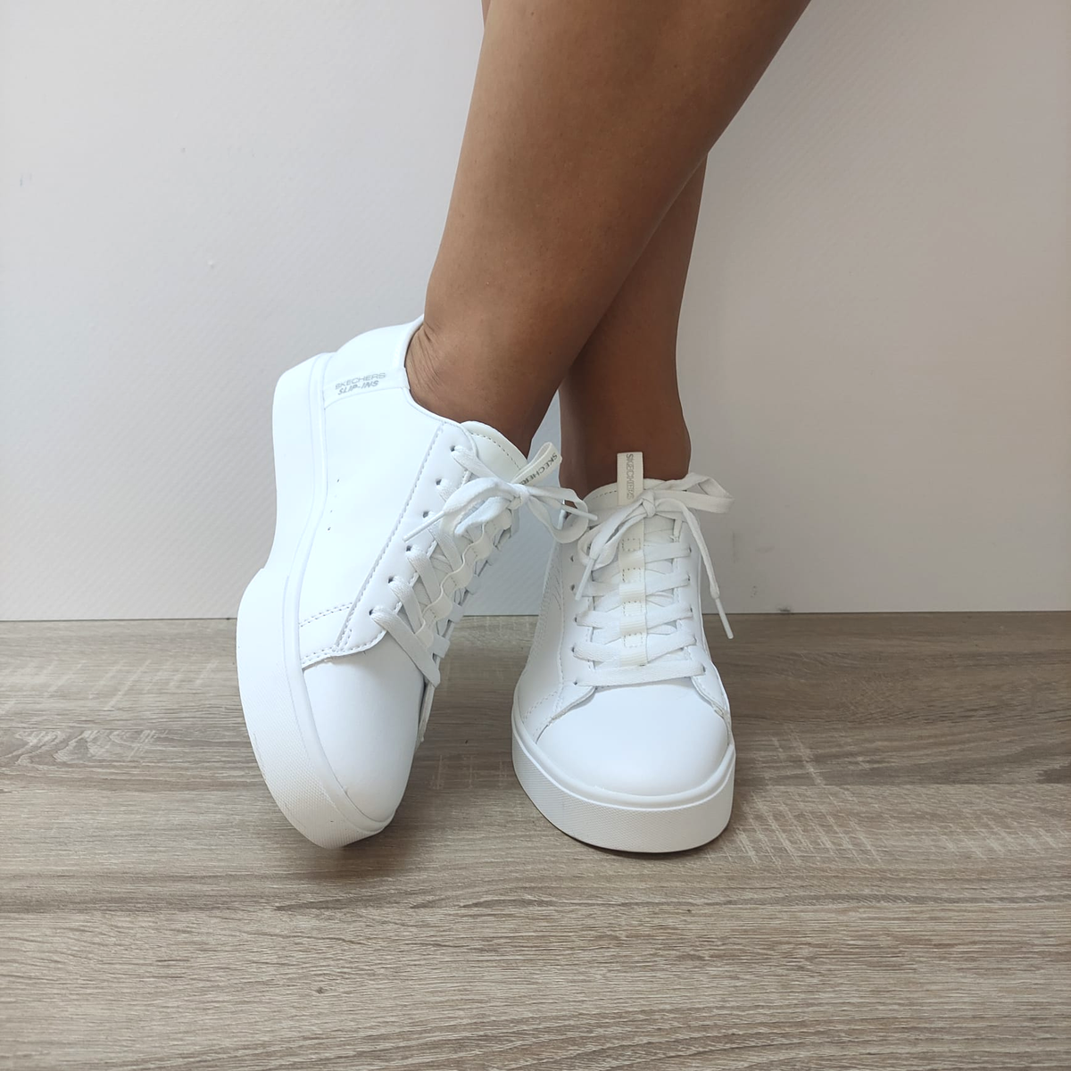 PANTOFI SPORT SKECHERS 185008 WHT - imagine 4