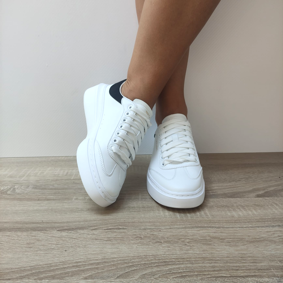 PANTOFI SPORT SKECHERS 185060 WBK - imagine 4