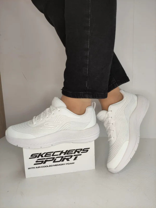 PANTOFI SPORT SKECHERS 303576L WHT - imagine 2