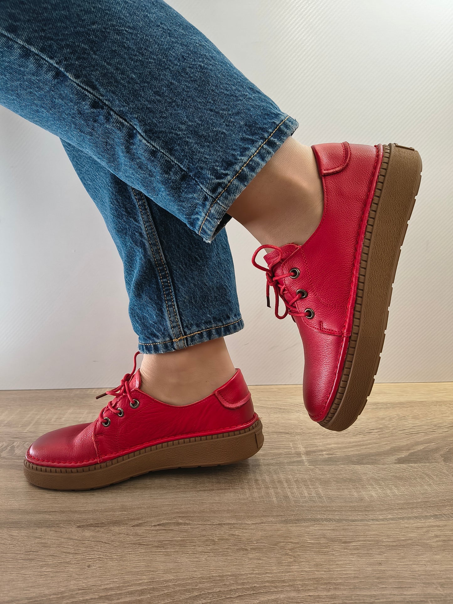 PANTOFI CASUAL DAMA FORMAZIONE 663 ROSII