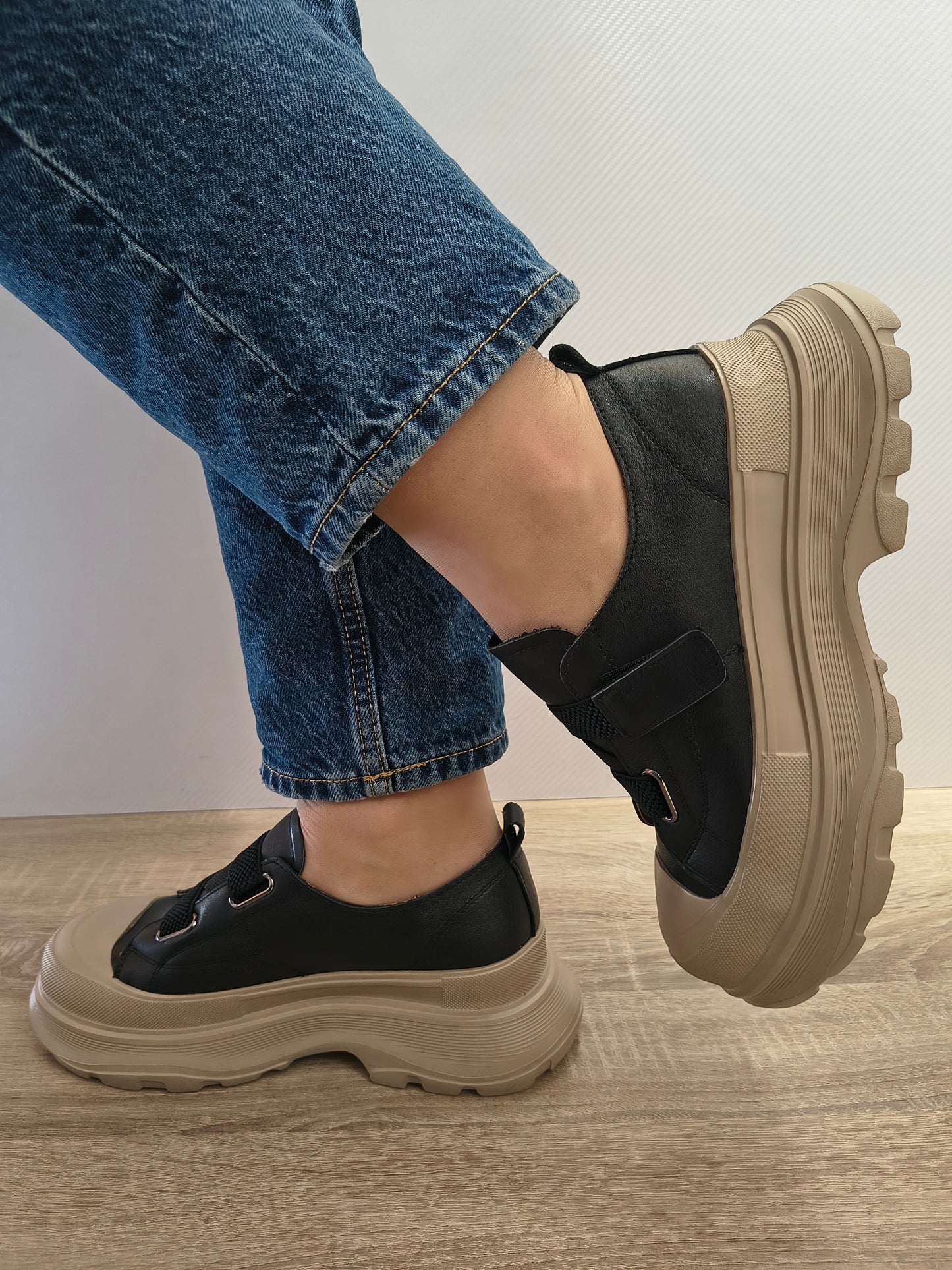 PANTOFI CASUAL DAMA FRANCO GERARDO 6806 NEGRI