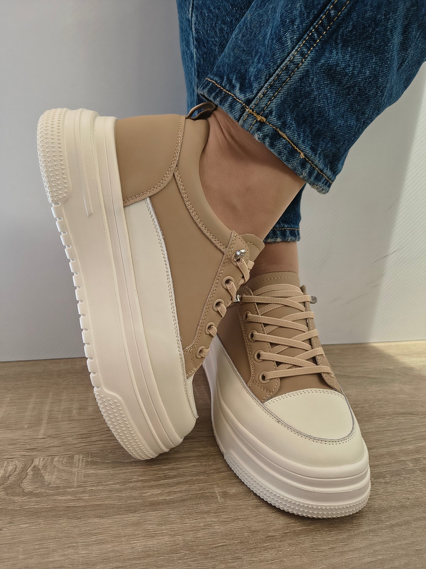 PANTOFI CASUAL DAMA FRANCO GERARDO 95569-8 APRICOT - imagine 5