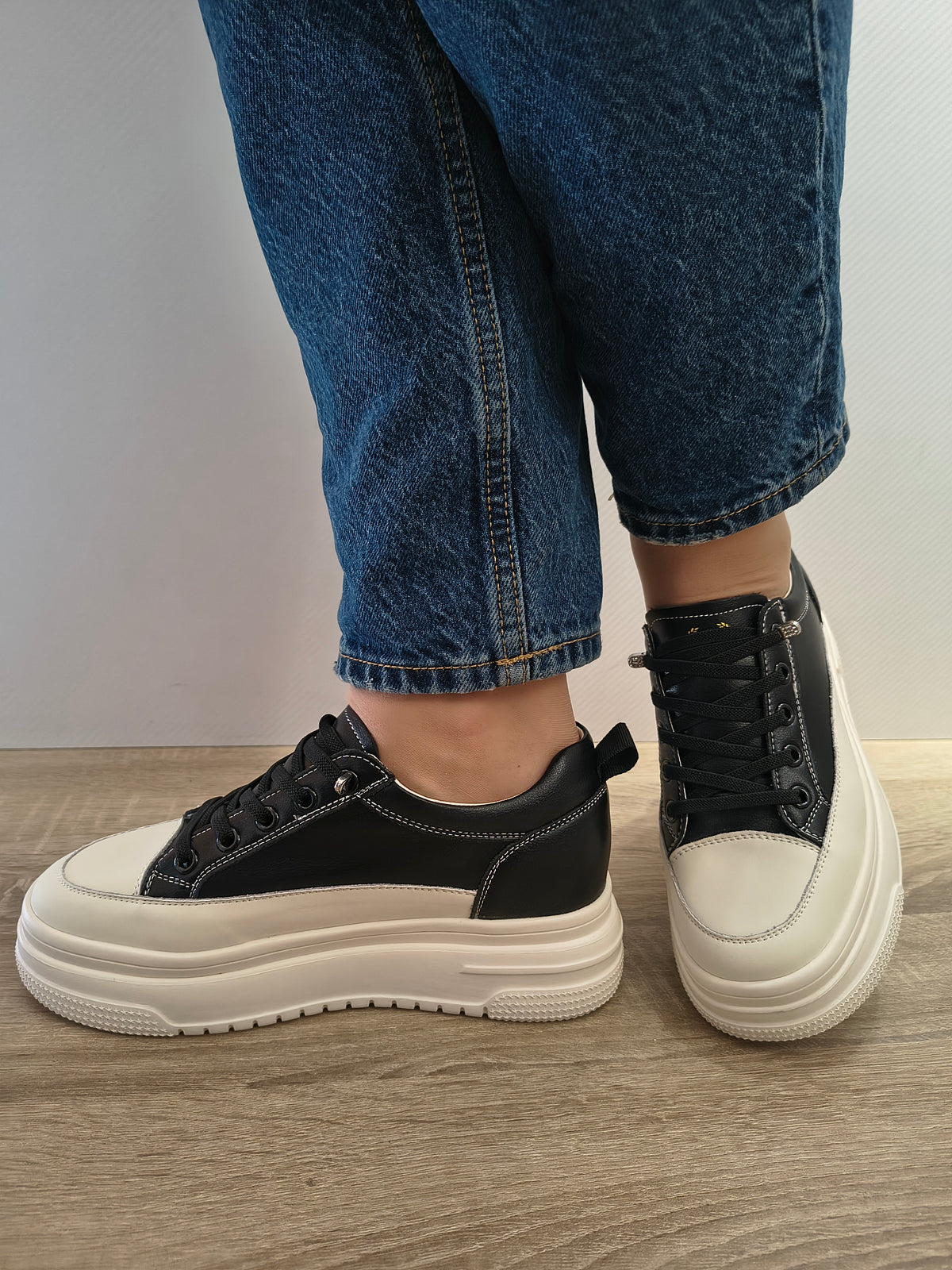 PANTOFI CASUAL DAMA FRANCO GERARDO 95569-8 NEGRI - imagine 2