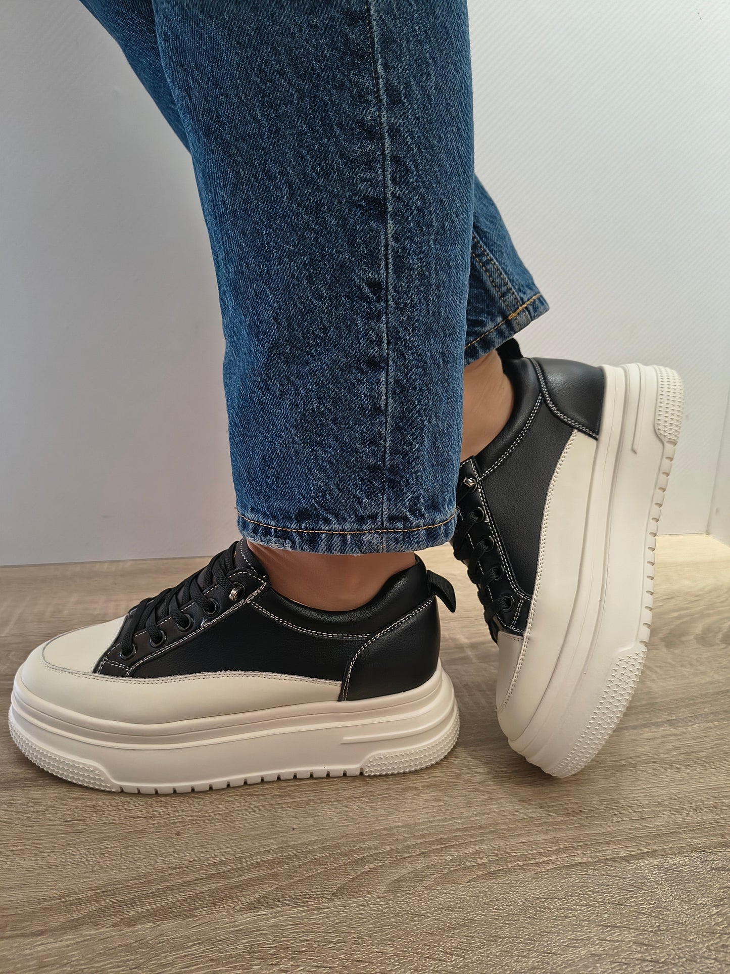 PANTOFI CASUAL DAMA FRANCO GERARDO 95569-8 NEGRI - imagine 3