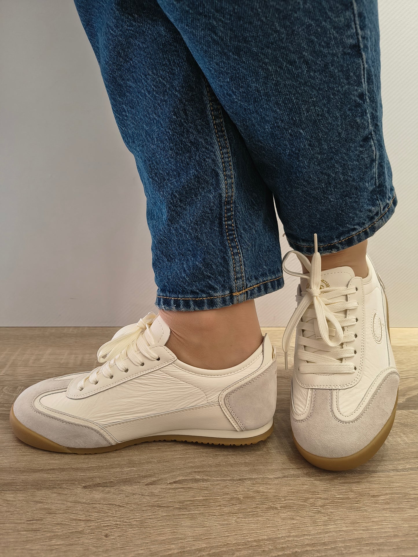 PANTOFI CASUAL DAMA FRANCO GERARDO KM0820 CREM - imagine 2