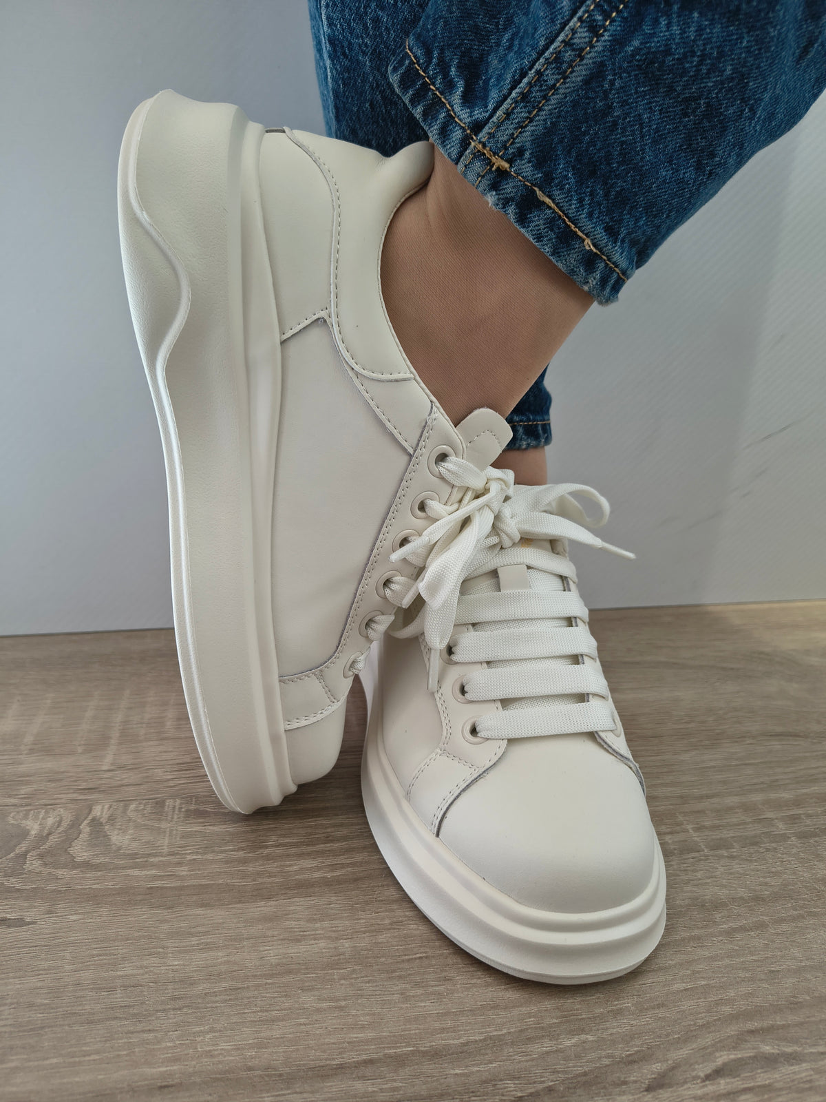PANTOFI CASUAL FRANCO GERARDO FP26302 ALBI (SPRE CREM) - imagine 5