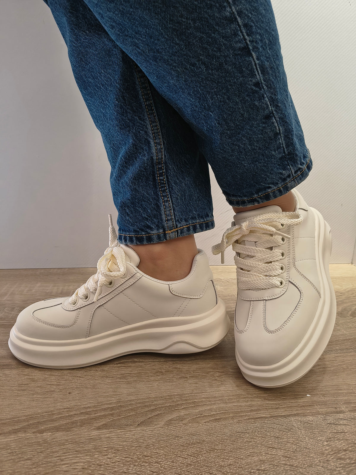 PANTOFI CASUAL FRANCO GERARDO FP26309 ALBI (SPRE CREM) - imagine 2