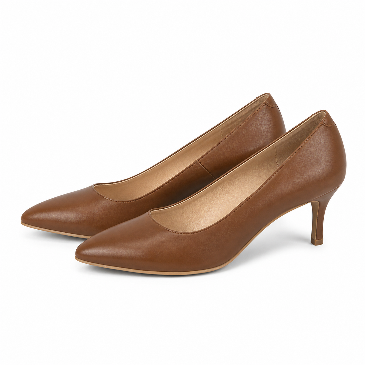 PANTOFI ELEGANTI DAMA ANTONIO 5420 MARO CAMEL - imagine 2