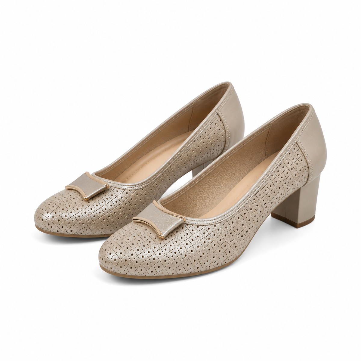 PANTOFI ELEGANTI DAMA GALANT 4068 BEJ 2004/7878 - imagine 2