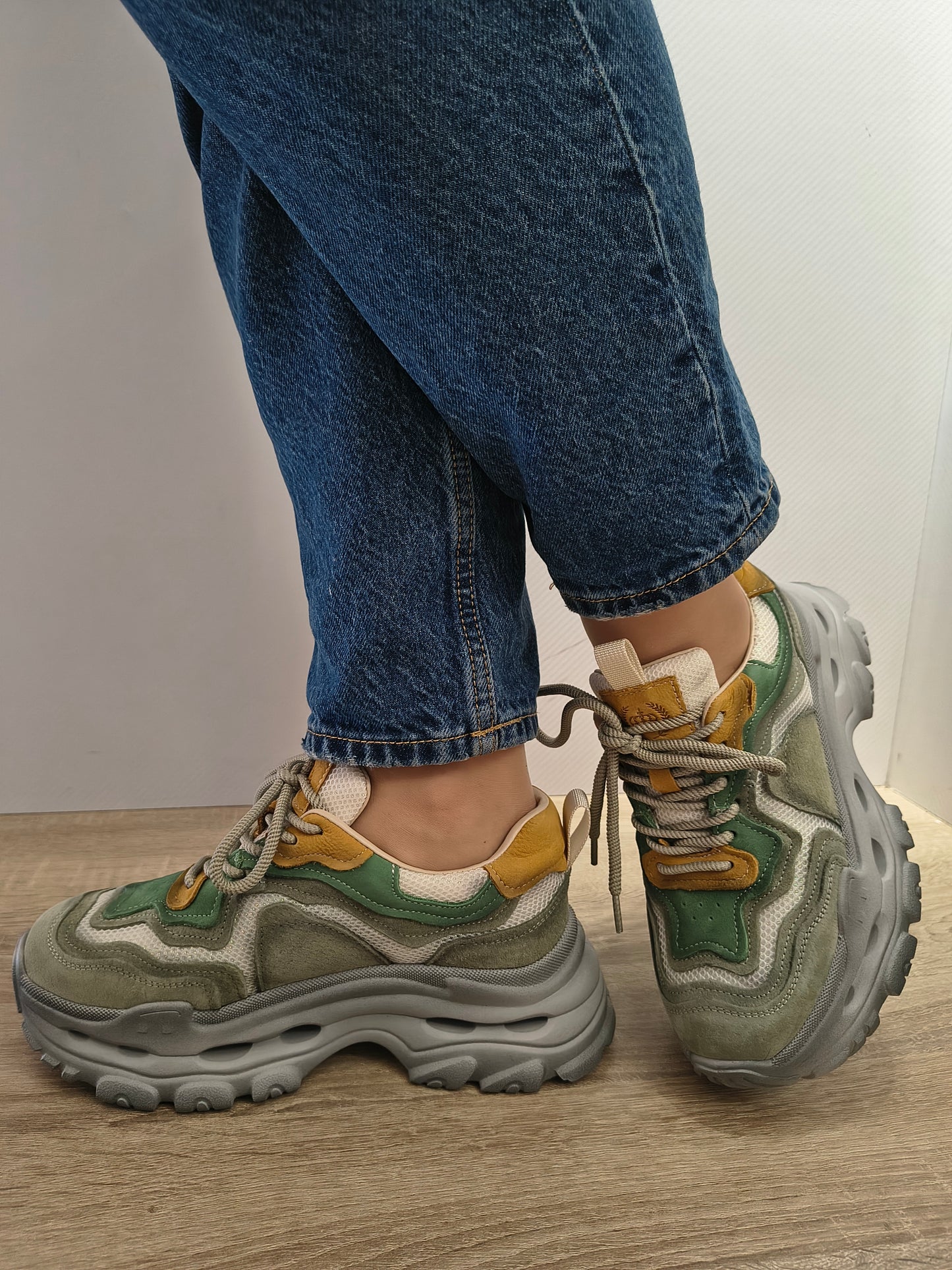PANTOFI SPORT DAMA FRANCO GERARDO HY2926-1 LIGHT GREEN