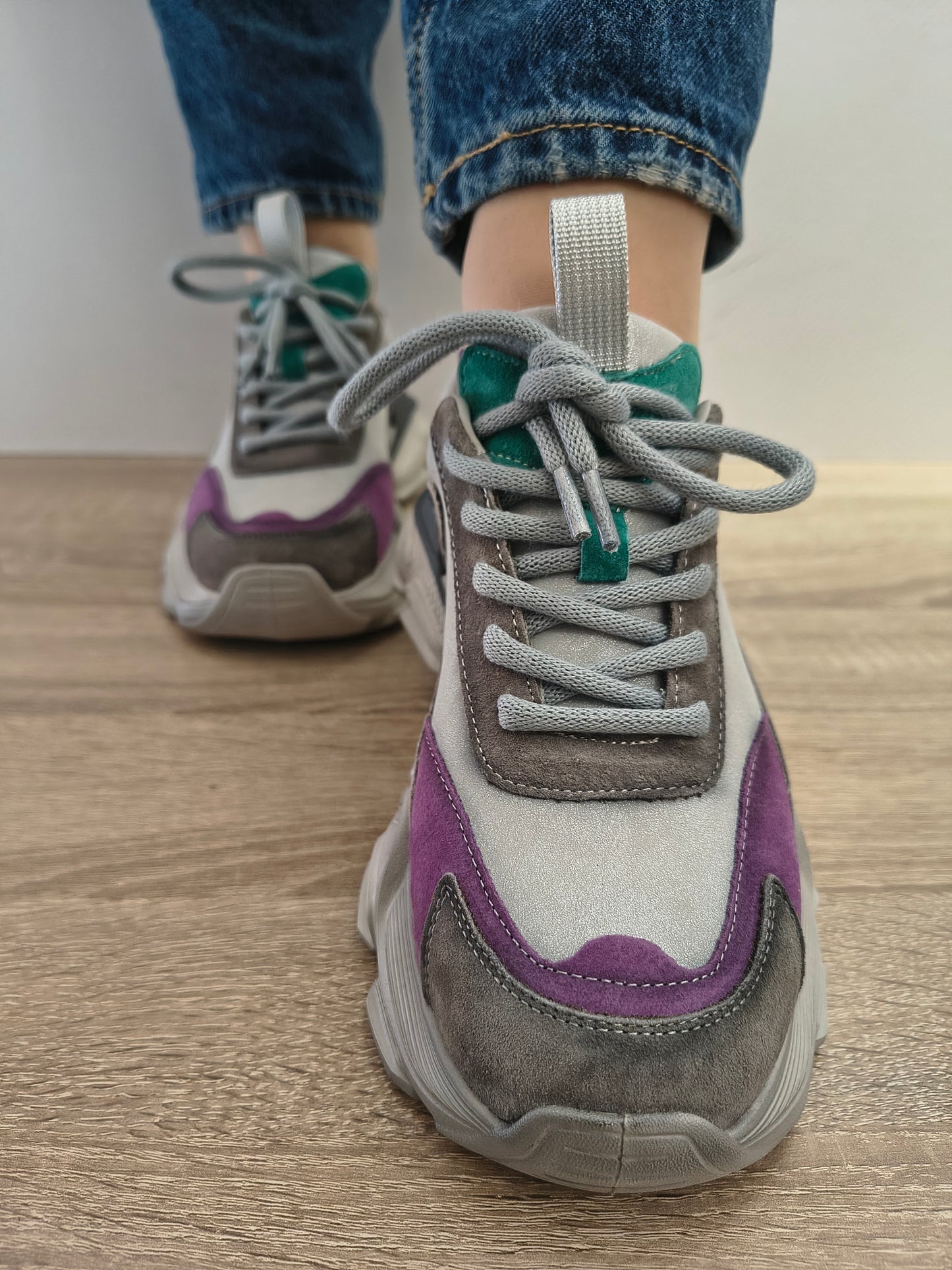 PANTOFI SPORT DAMA FRANCO GERARDO HY5796 GREY PURPLE