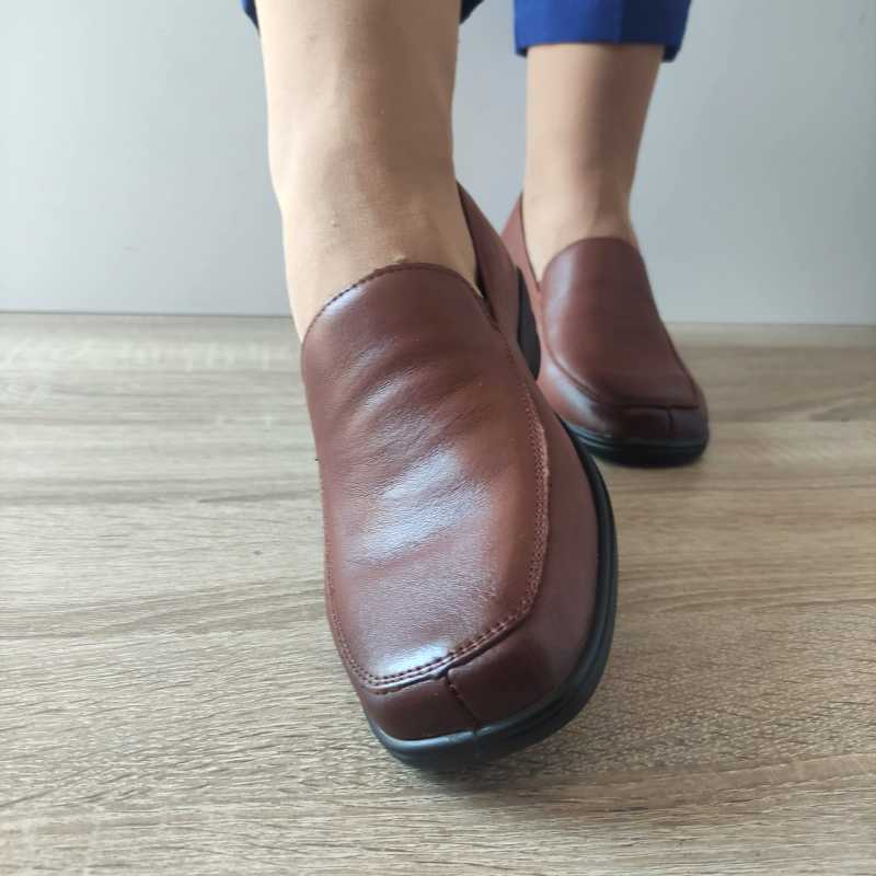 PANTOFI CASUAL DAMA PASS 450041B 02-N MARO - imagine 3