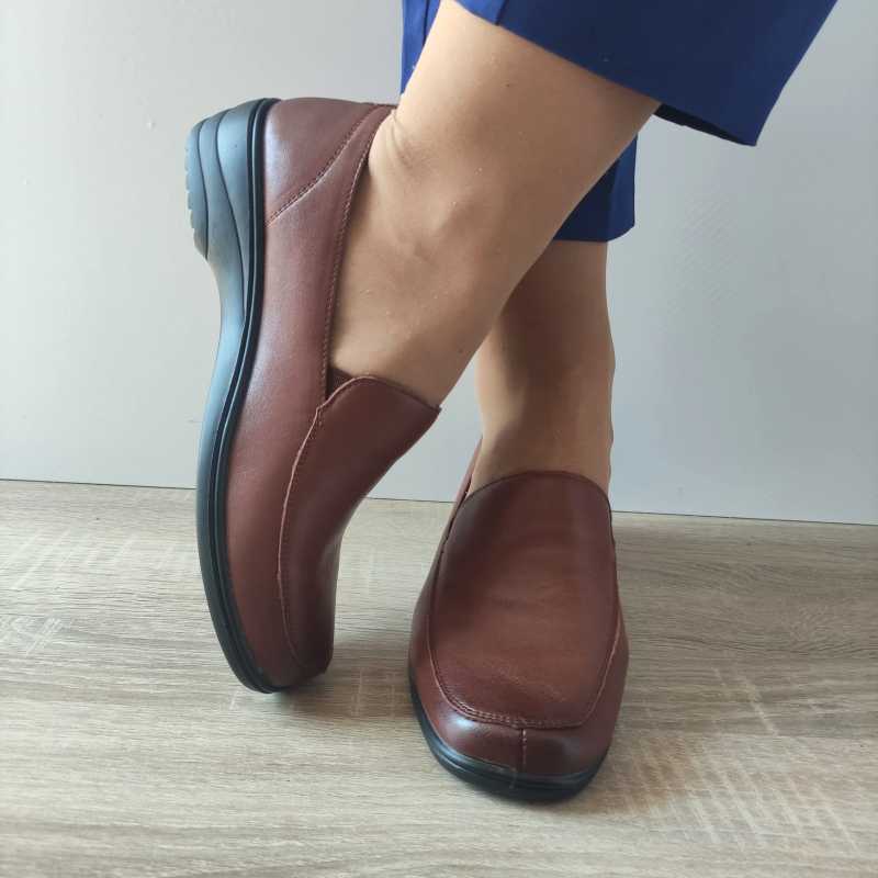 PANTOFI CASUAL DAMA PASS 450041B 02-N MARO - imagine 4