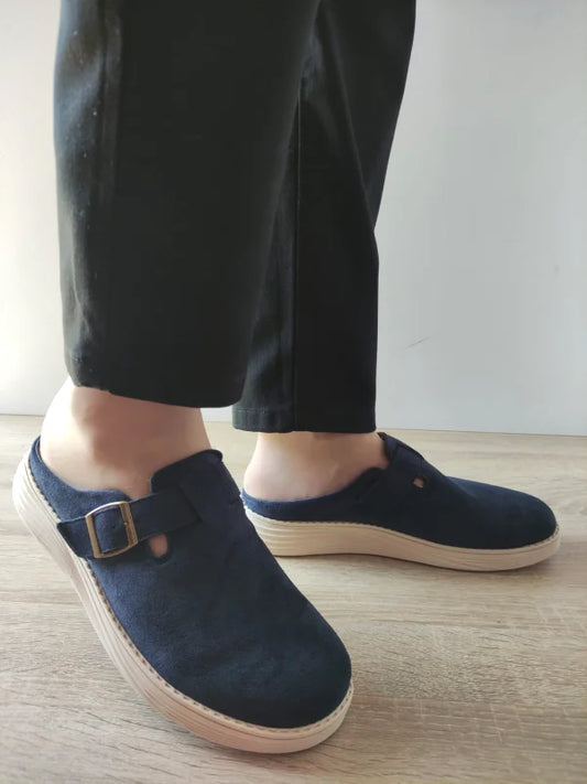 SABOTI CASUAL BARBATI DECAR Y249 ALBASTRI VELUR