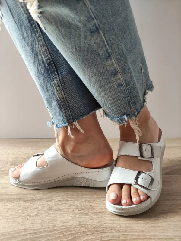 SABOTI CASUAL DAMA BIO FLEX 05-6099 ALBI - imagine 2