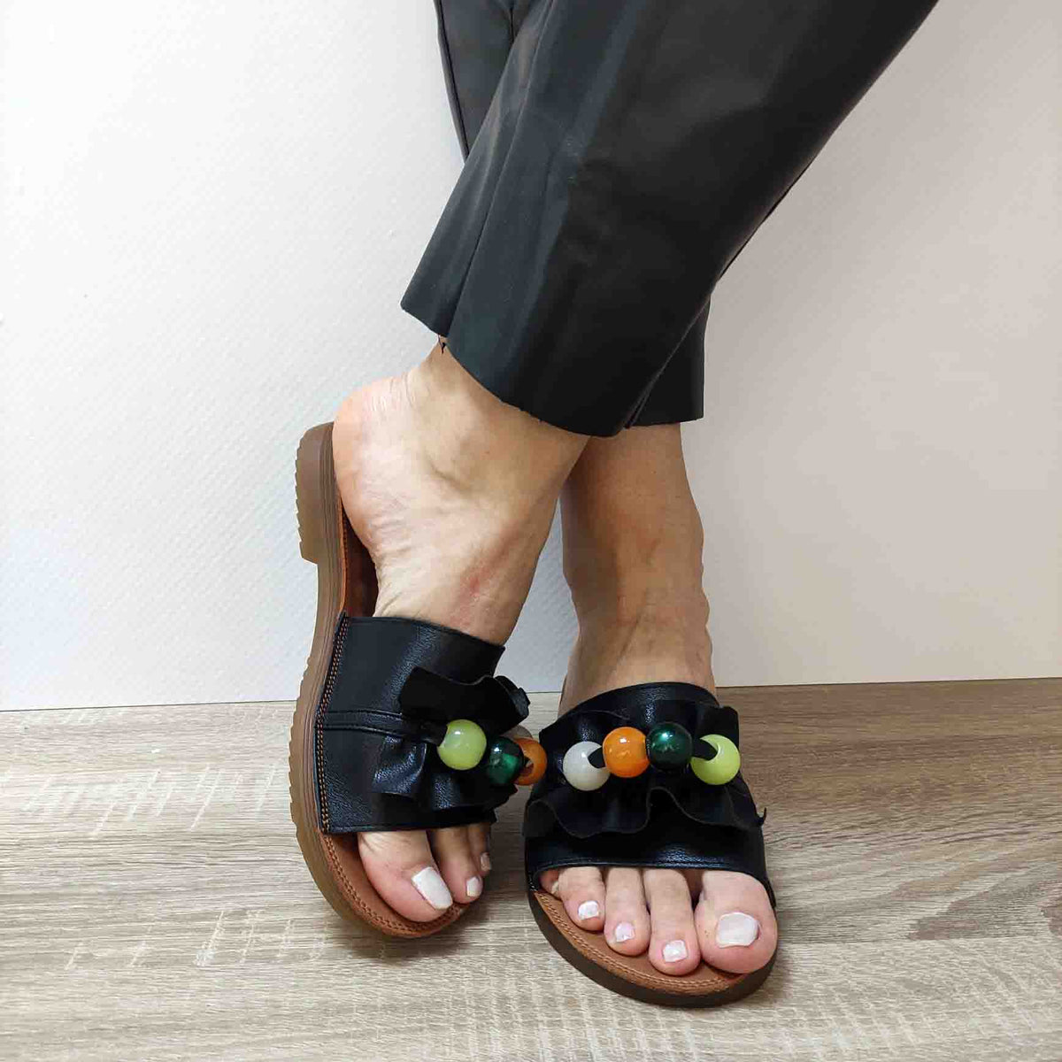 SABOTI CASUAL DAMA FORMAZIONE 6209 NEGRI - imagine 3