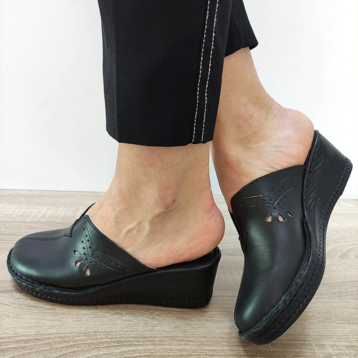 SABOTI CASUAL DAMA NICOLIS 173367 NEGRI - imagine 2