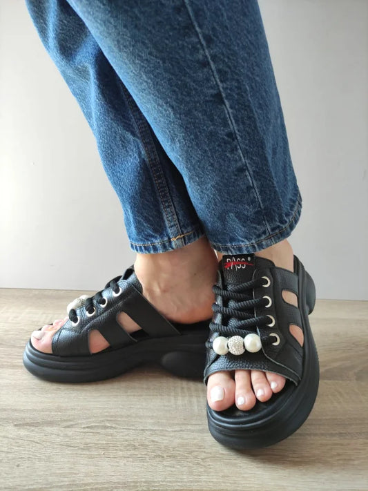 SABOTI CASUAL DAMA PASS 60004B 01-N NEGRI