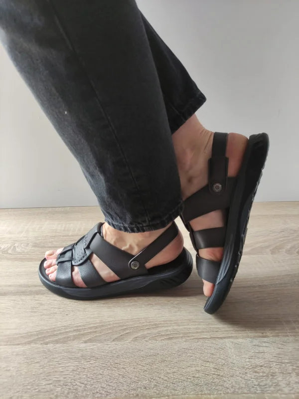 SANDALE BARBATI MELS Y5011S GRI - imagine 2