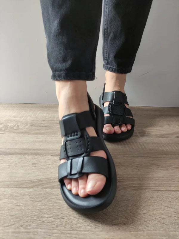 SANDALE CASUAL BARBATI MELS Y5011S NEGRE - imagine 3