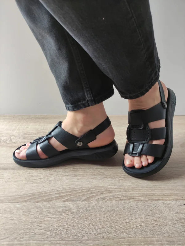 SANDALE CASUAL BARBATI MELS Y5011S NEGRE - imagine 2