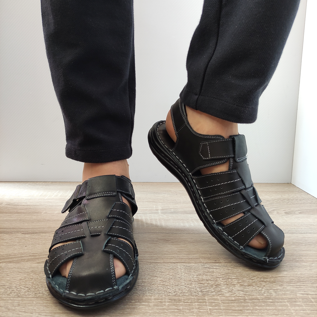 SANDALE BARBATI NICOLIS 75405 NEGRE - imagine 3