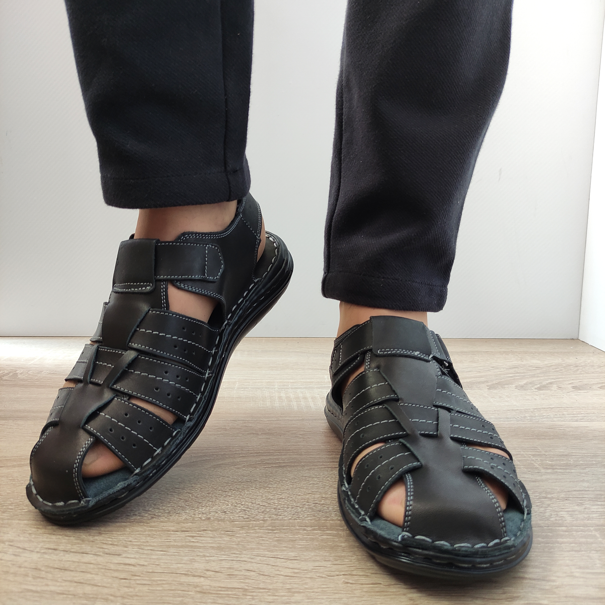 SANDALE BARBATI NICOLIS 75405 NEGRE - imagine 4