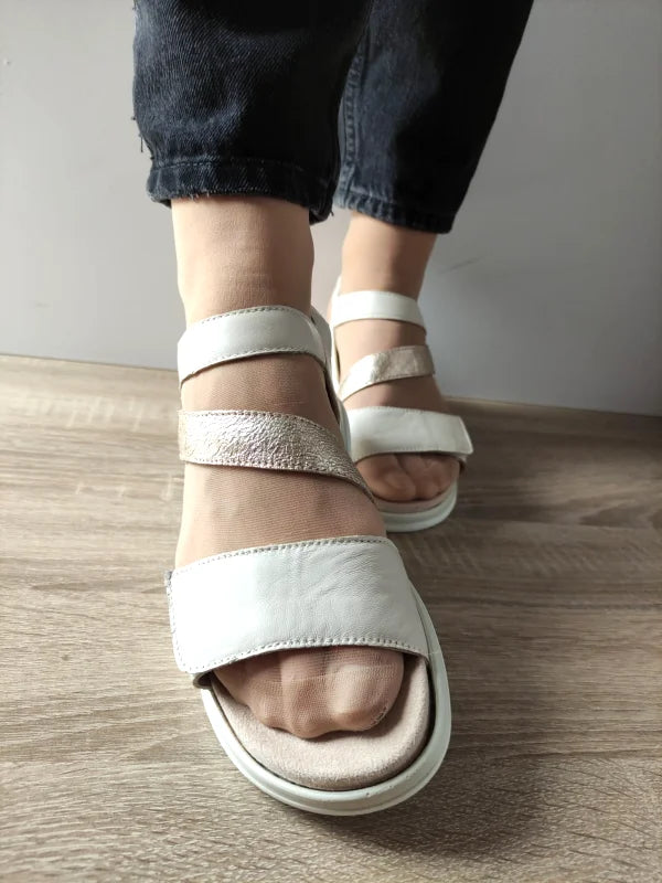 SANDALE CASUAL DAMA CAPRICE 28716-44 BEJ + AURIU - imagine 4
