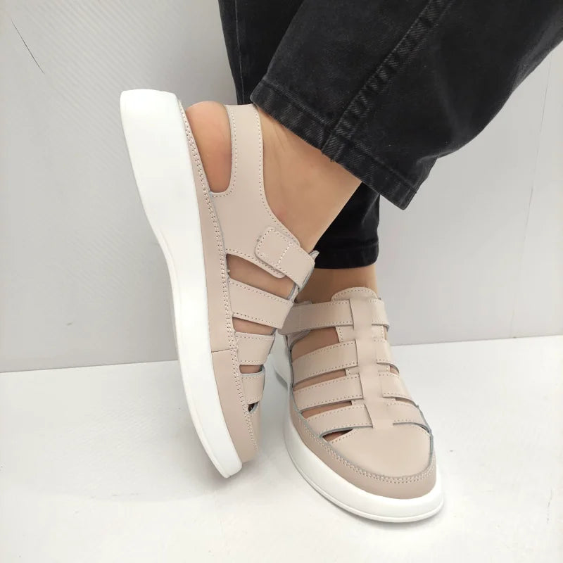 SANDALE CASUAL DAMA FEELING 7551 BEJ - imagine 4