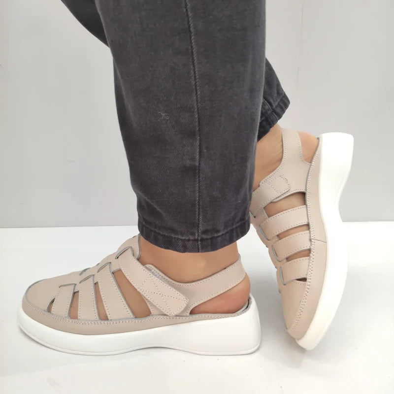 SANDALE CASUAL DAMA FEELING 7551 BEJ - imagine 2